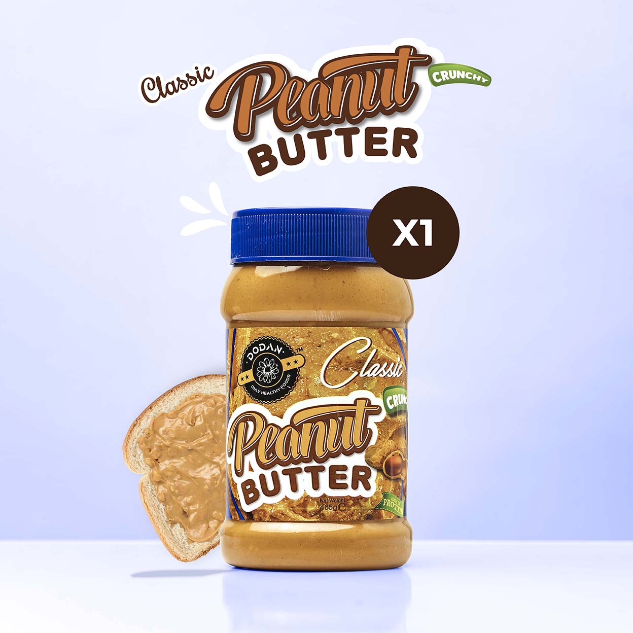 Classic (Sweetened)  Peanut Butter Crunchy - 465g