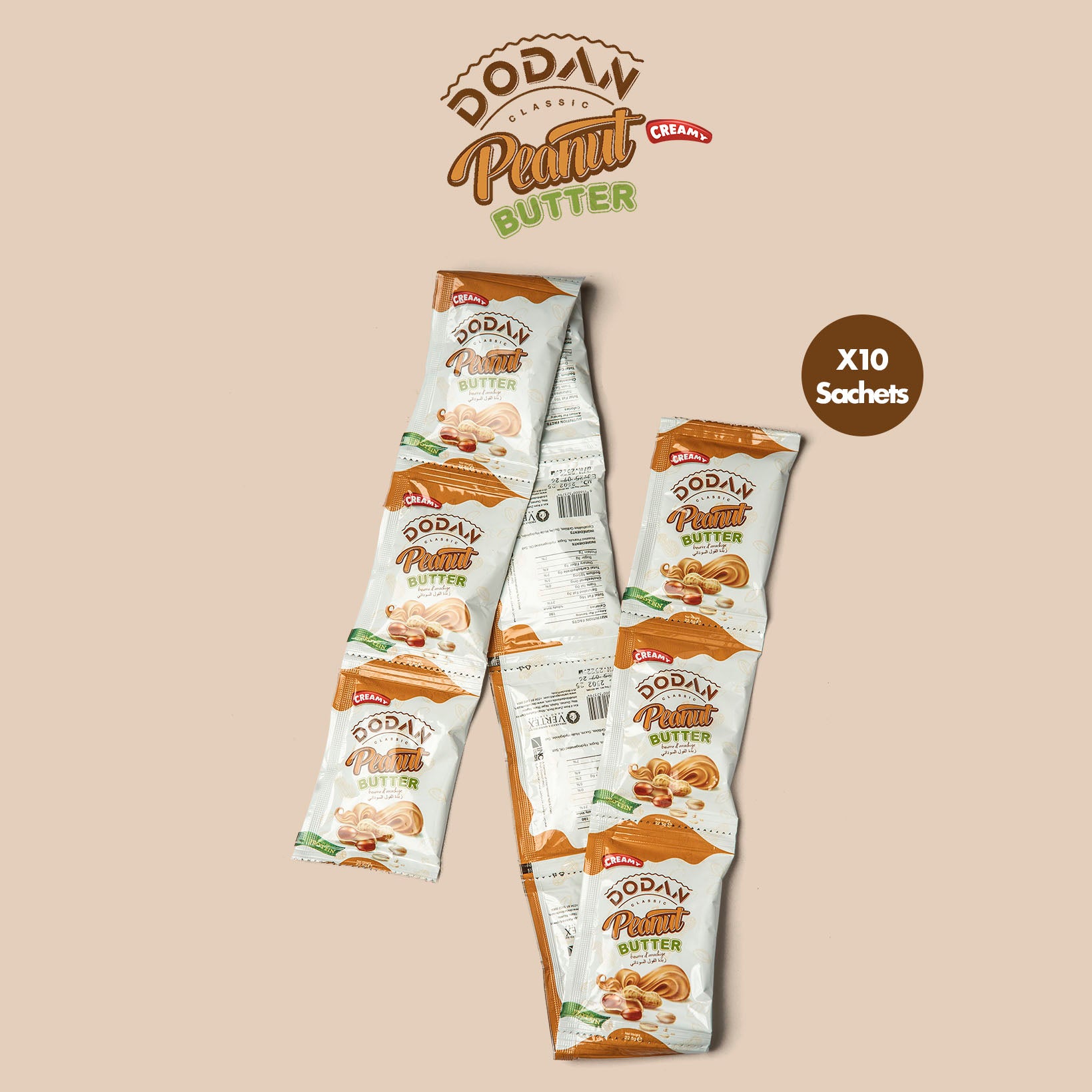 Sachet Peanut Butter Creamy (22.5g) X10