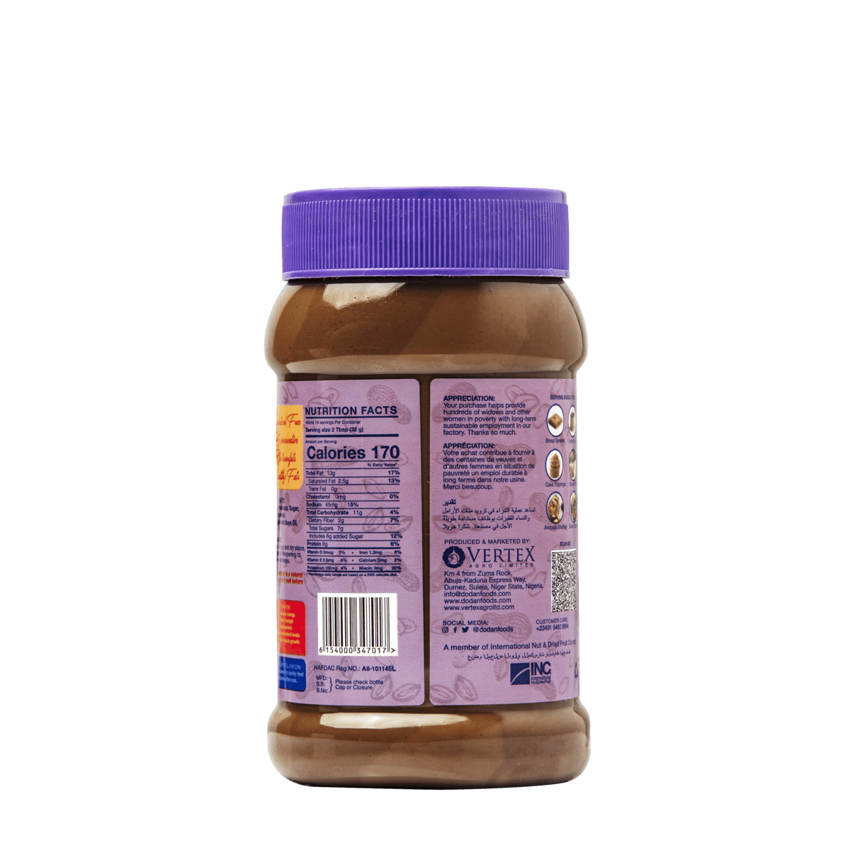 Chocolate Peanut Butter Creamy - 465g