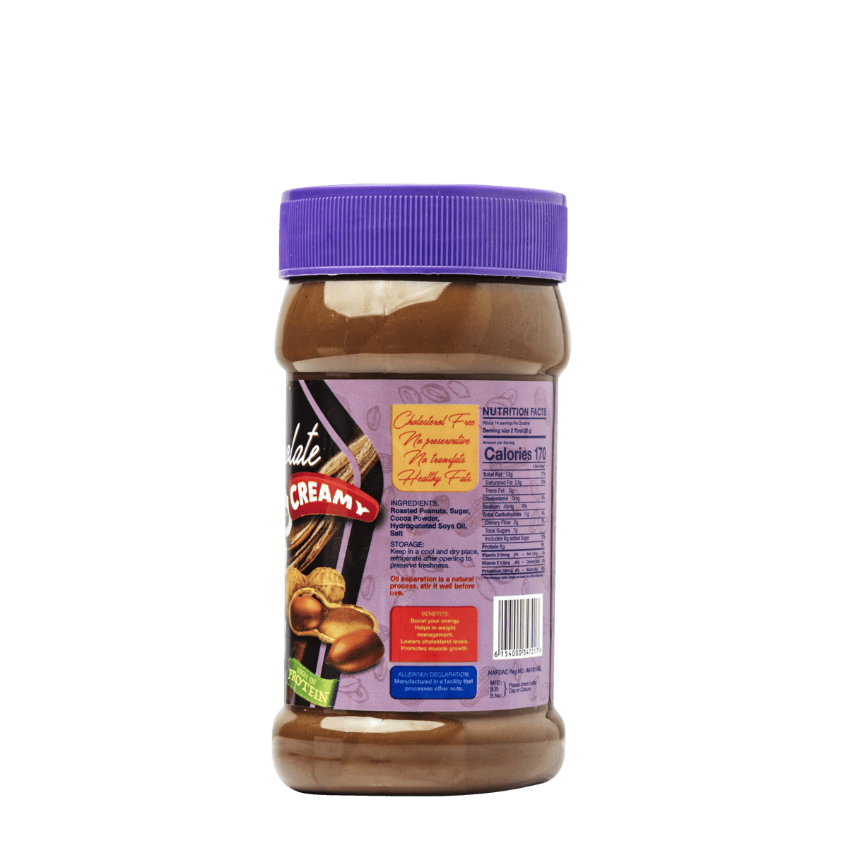 Chocolate Peanut Butter Creamy - 465g