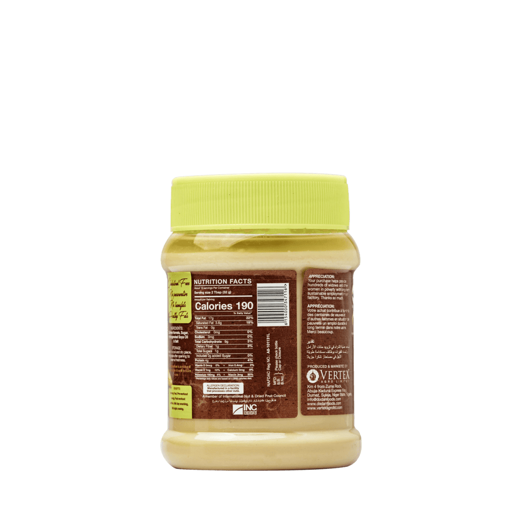 Dodan Dodan Classic Cashew Butter Creamy | Smooth Nigerian Delight (325g ...