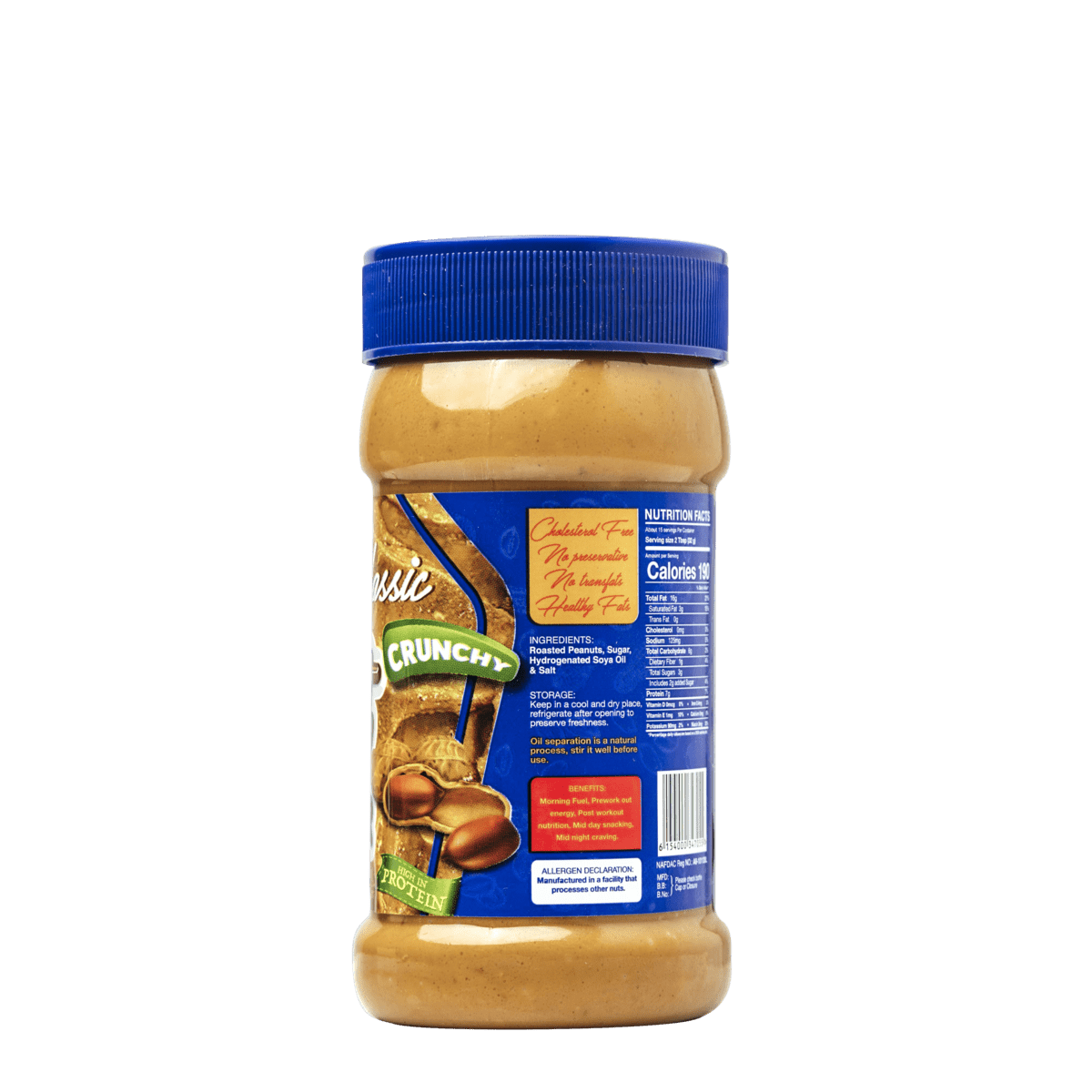 Classic (Sweetened)  Peanut Butter Crunchy - 465g