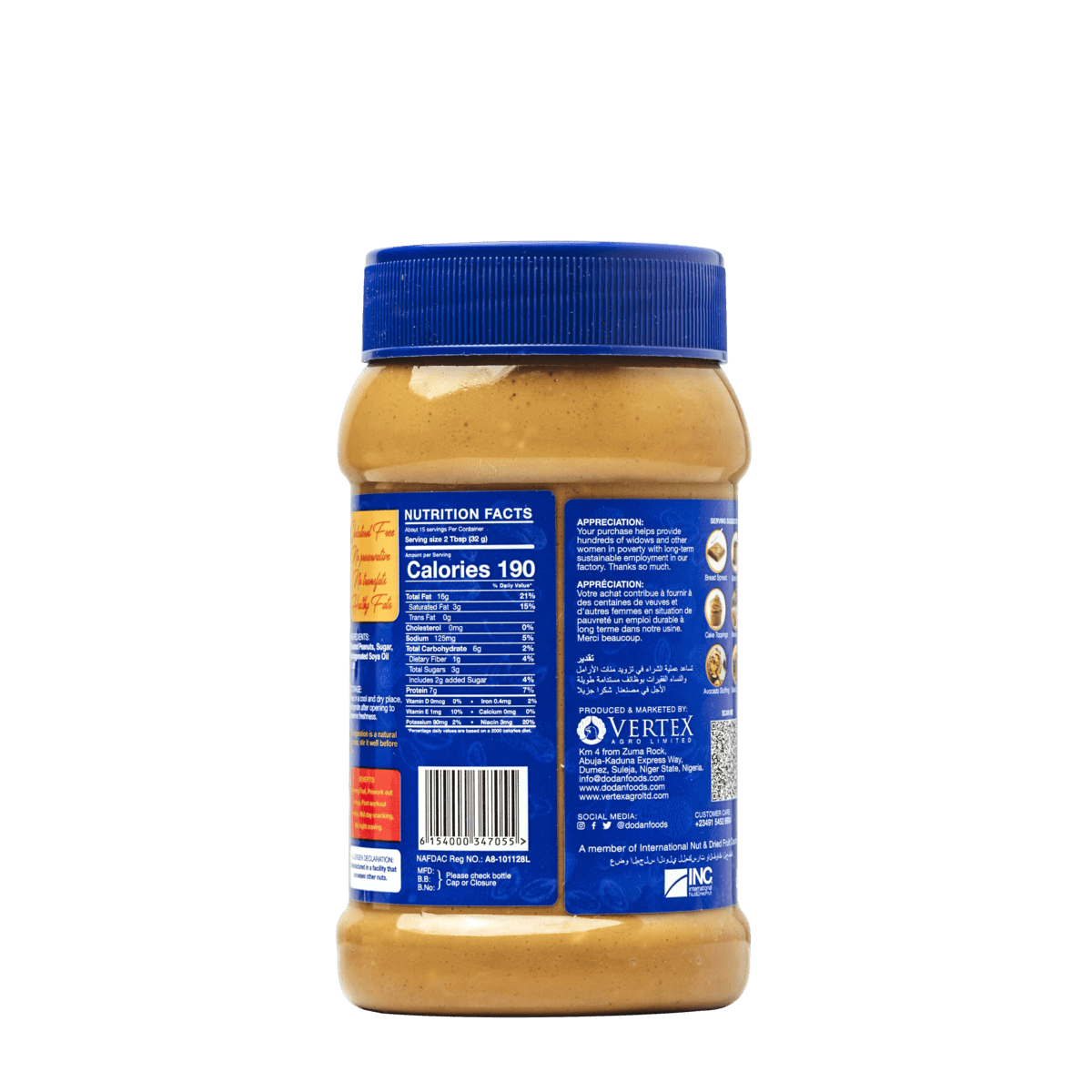 Classic (Sweetened)  Peanut Butter Crunchy - 465g